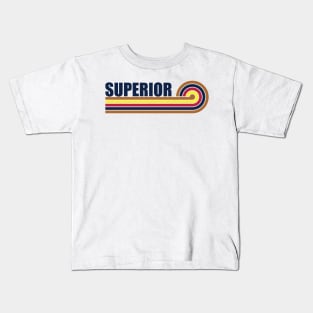 Superior Arizona horizontal sunset Kids T-Shirt
